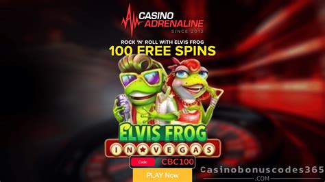 Casino Adrenaline: Get 100 FREE Spins to Play Elvis Frog in .